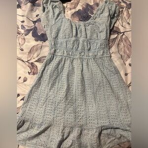 Light blue mini dress